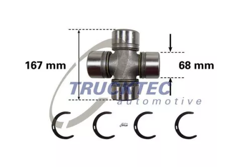 TRUCKTEC AUTOMOTIVE Gelenk, Längswelle (01.34.037)