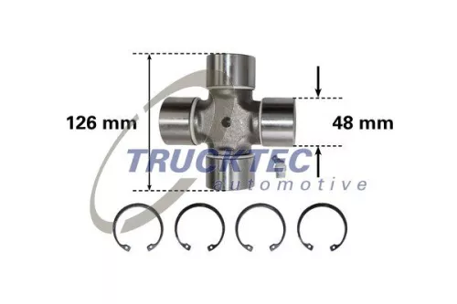 TRUCKTEC AUTOMOTIVE Gelenk, Längswelle (01.34.028)