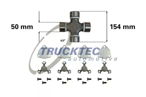 TRUCKTEC AUTOMOTIVE Gelenk, Längswelle (03.34.005)