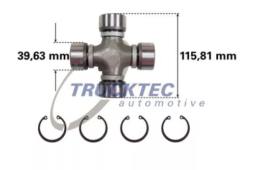 TRUCKTEC AUTOMOTIVE Gelenk, Längswelle (03.34.013)