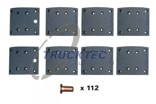TRUCKTEC AUTOMOTIVE Bremsbelagsatz, Trommelbremse (03.35.122)