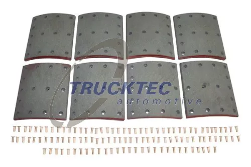 TRUCKTEC AUTOMOTIVE Bremsbelagsatz, Trommelbremse (03.35.124)