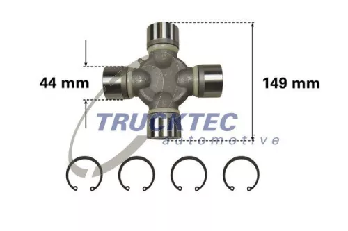TRUCKTEC AUTOMOTIVE Gelenk, Längswelle (04.40.001)